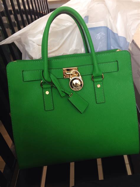 emerald green michael kors bag|michael kors green handbags.